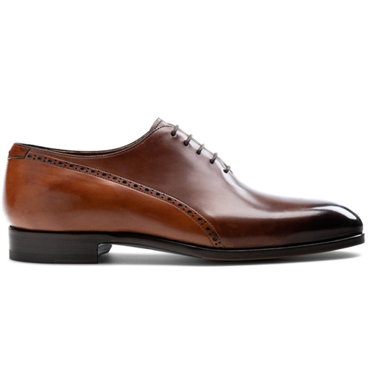 Height Increasing Brown & Tan Leather Darien Brogue Oxfords
