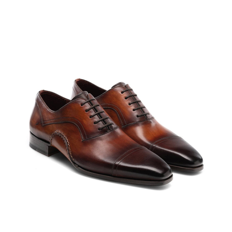 Flat Feet Shoes - Brown Leather Byron Bay Oxfords Shoes with Arch Support