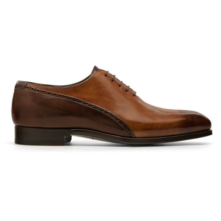 Height Increasing Tan & Brown Leather Darien Brogue Oxfords