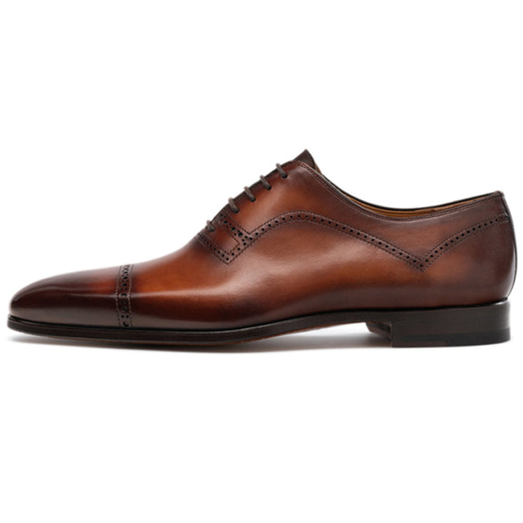 Brown Leather Crofton Brogue Oxfords