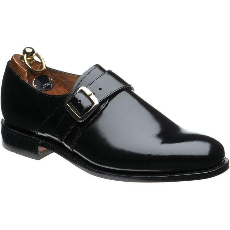 Black Leather Farlington Monk Straps