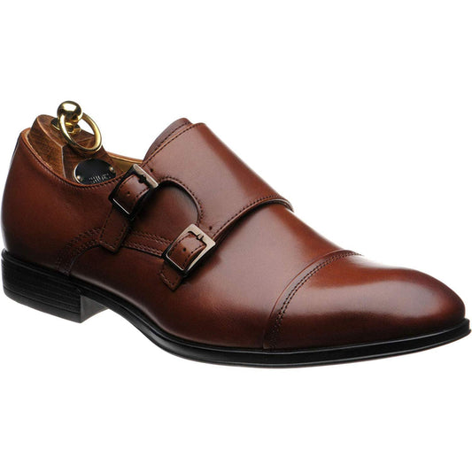 Brown Leather Newtown Monk Straps