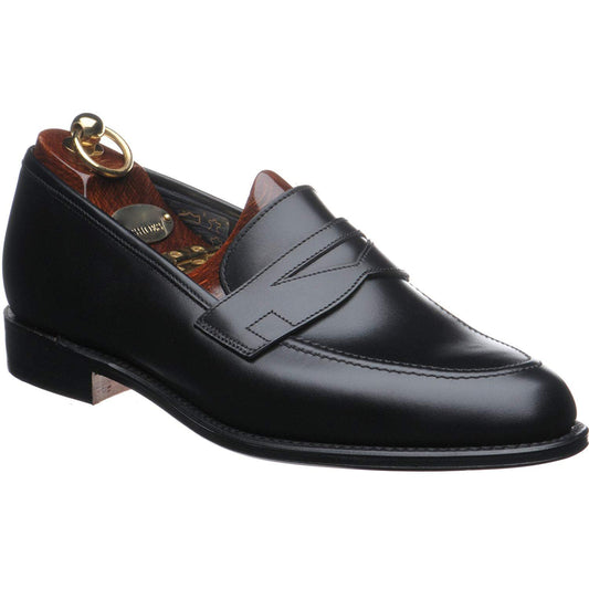 Black Leather Barbican Loafers