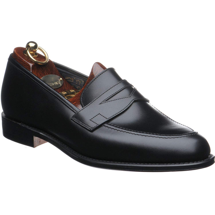 Black Leather Barbican Loafers
