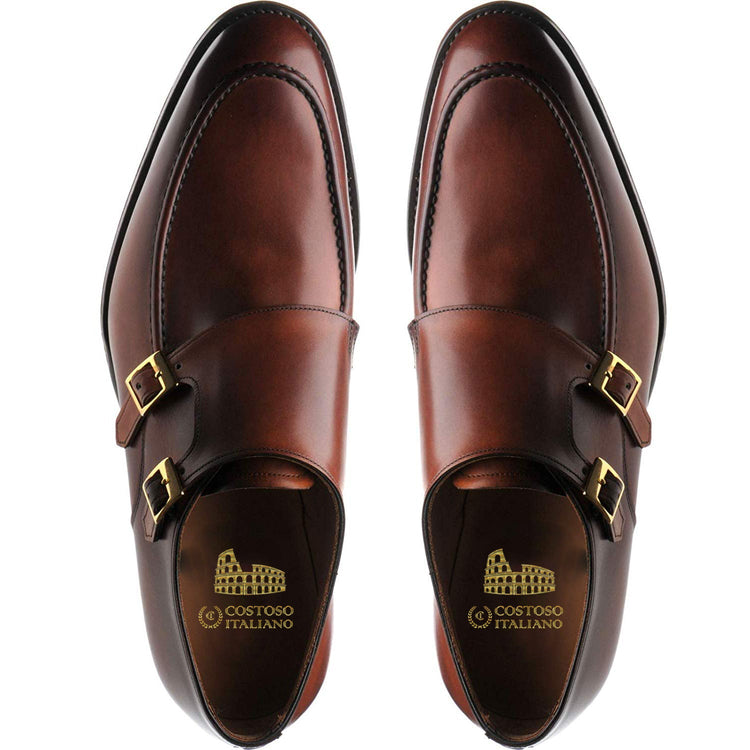 Brown Leather Tipner Monk Straps