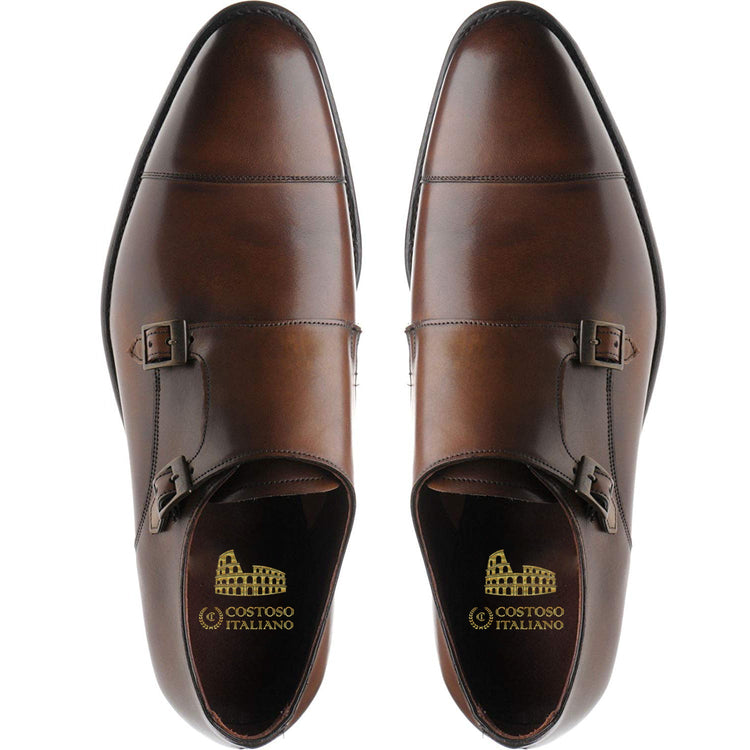 Brown Leather Paulsgrove Monk Straps