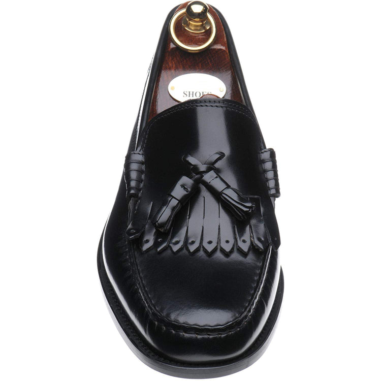 Black Leather Barbican Loafers