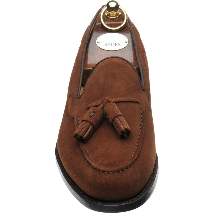 Brown Suede Leather Mitcham Loafers