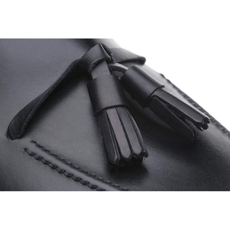 Black Leather Charlton Loafers