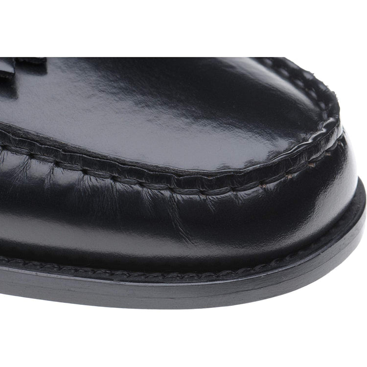 Black Leather Barbican Loafers