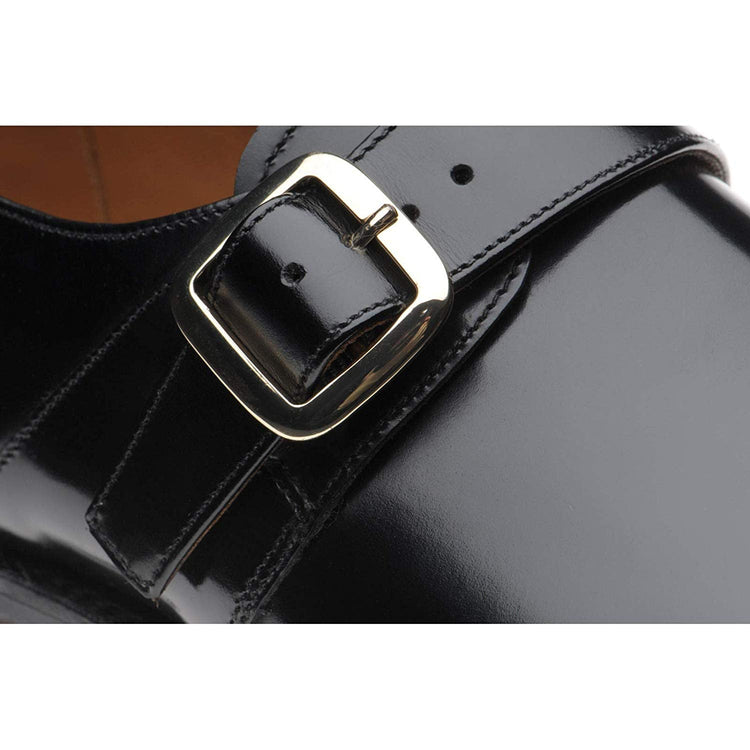 Black Leather Farlington Monk Straps