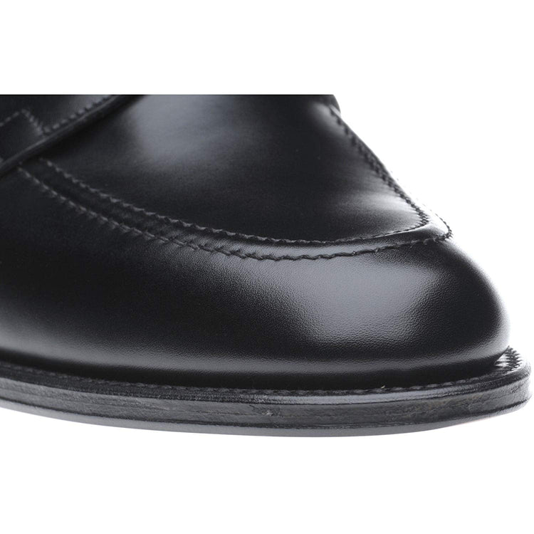 Black Leather Barbican Loafers