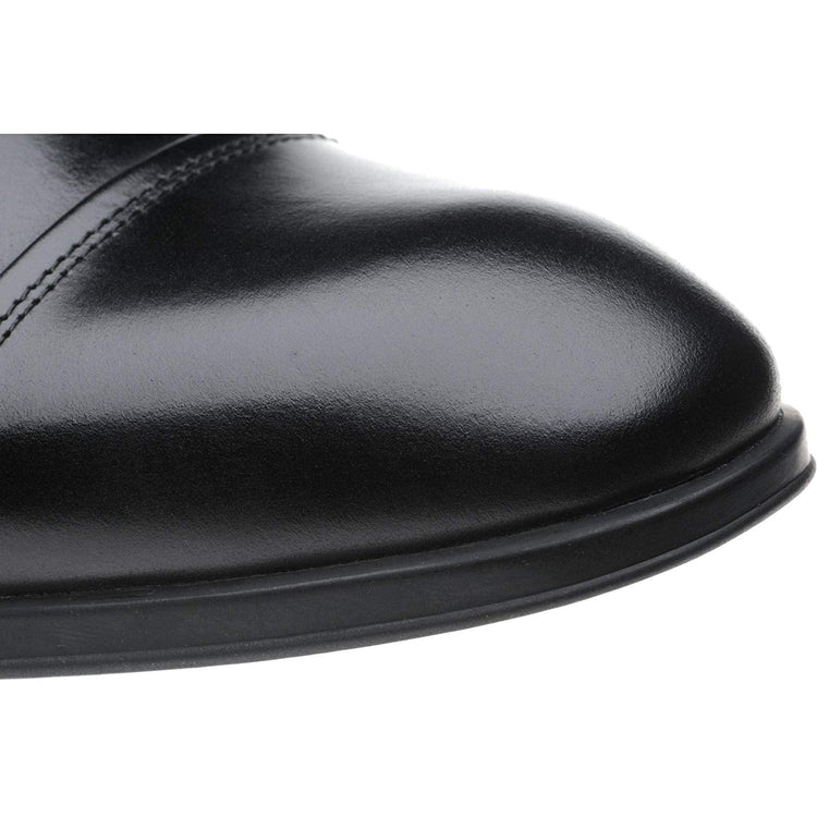 Black Leather Fratton Monk Straps