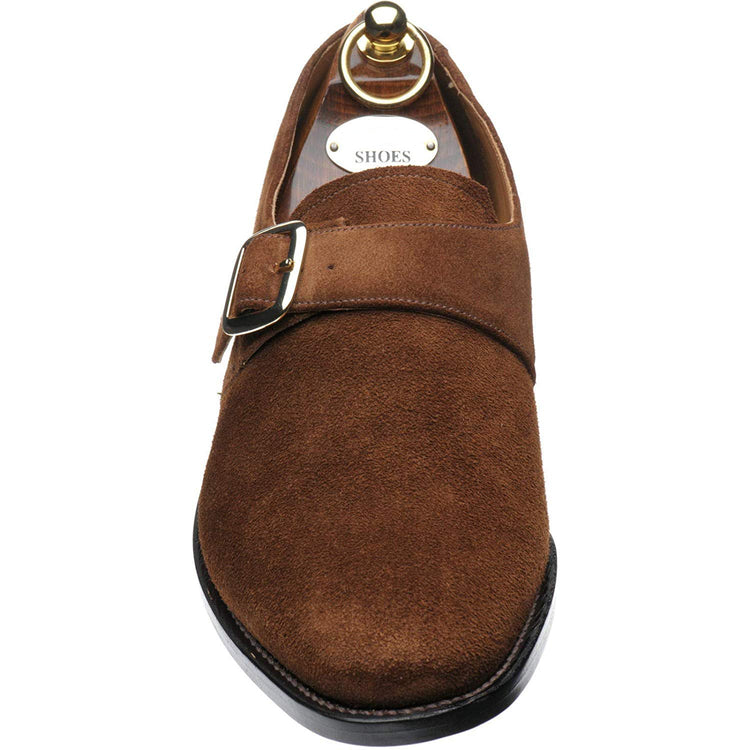 Brown Suede Oakley Monk Straps