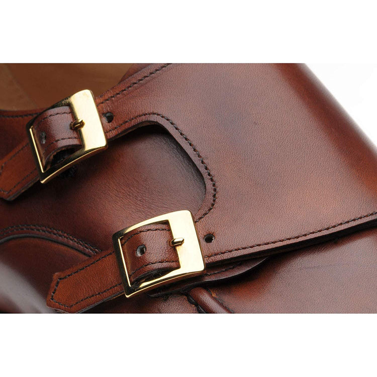 Brown Leather Tipner Monk Straps