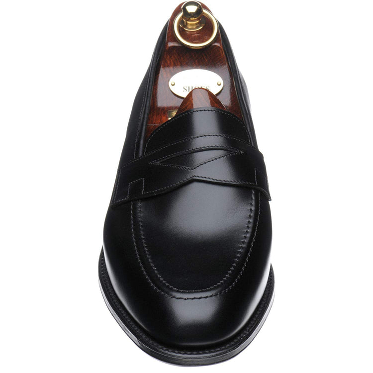 Black Leather Barbican Loafers