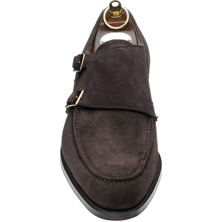 Brown Suede Widley Monk Straps