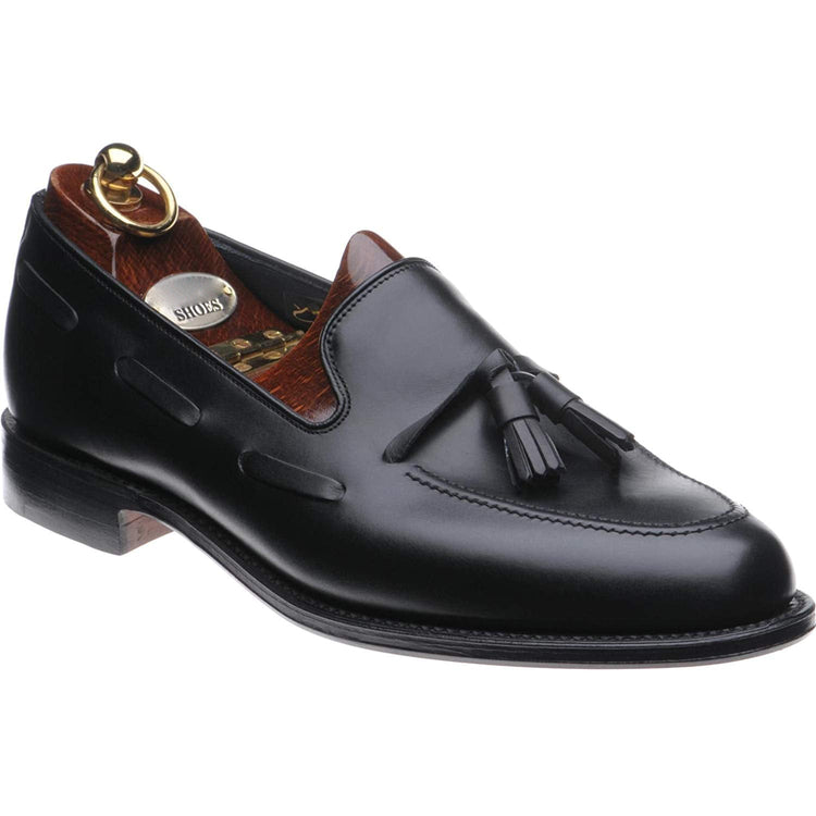 Black Leather Charlton Loafers