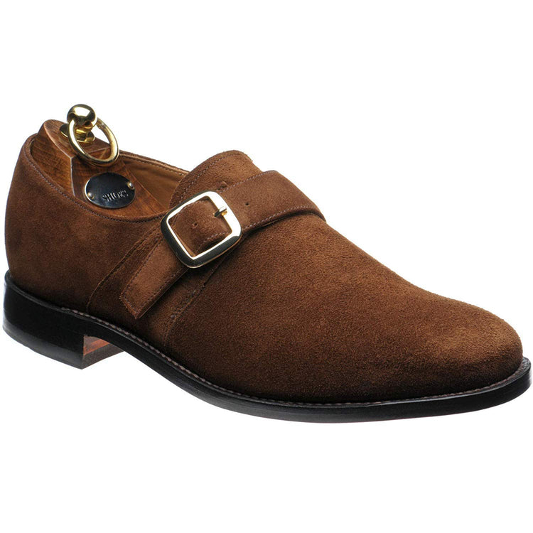 Brown Suede Oakley Monk Straps