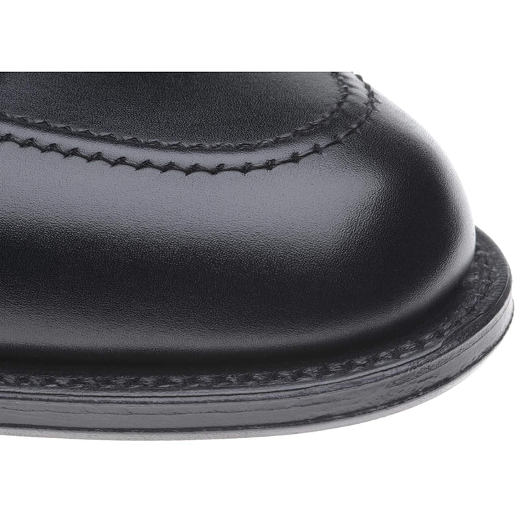 Black Leather Charlton Loafers