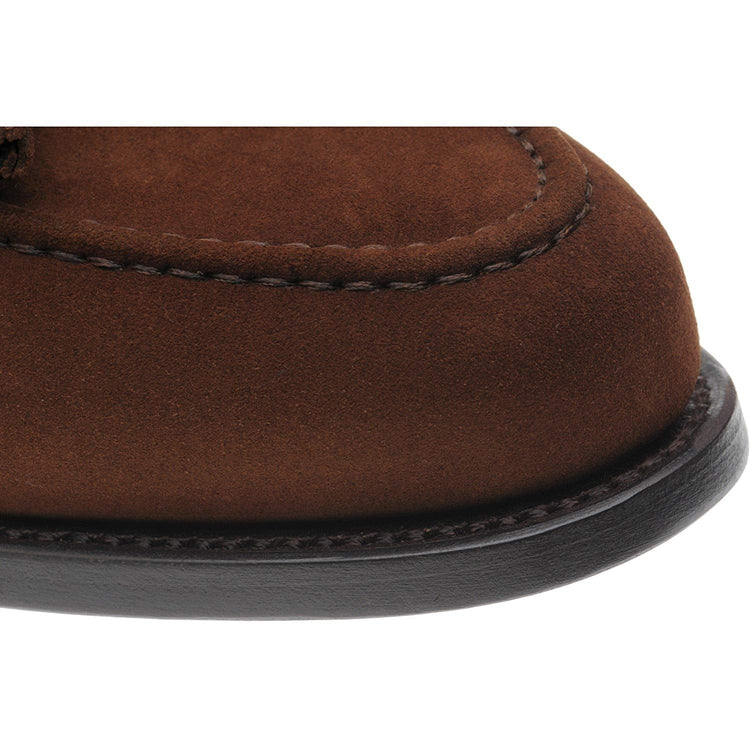 Brown Suede Leather Mitcham Loafers