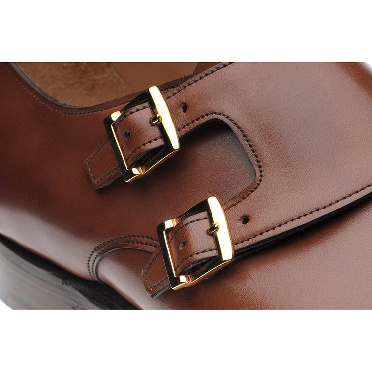 Brown Leather Southsea Monk Straps