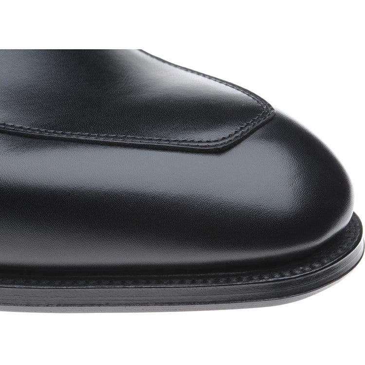 Black Leather Acton Loafers