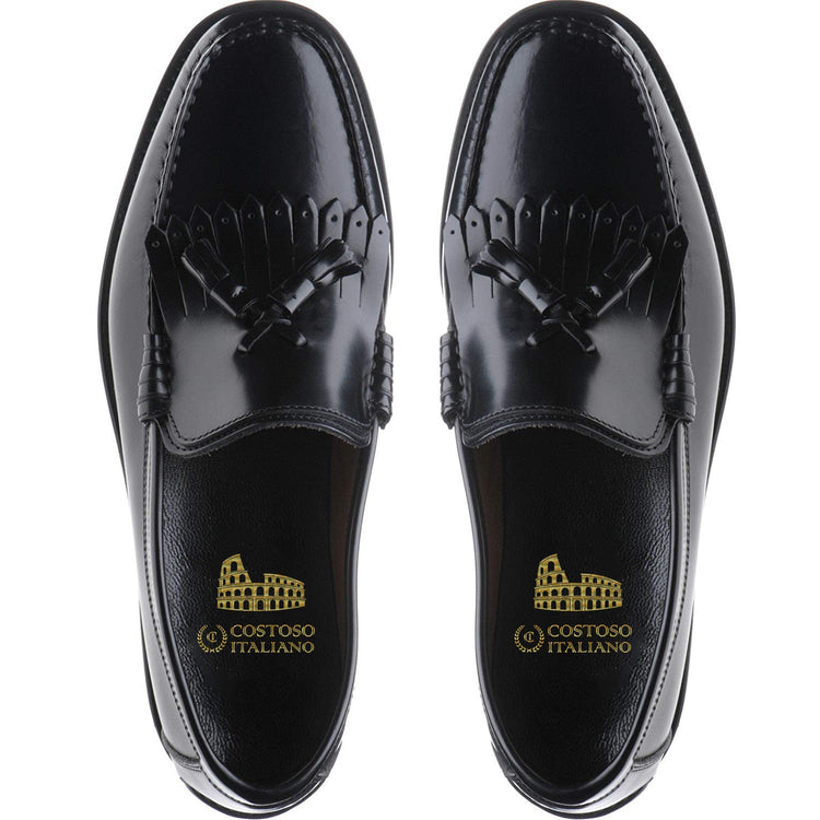 Black Leather Barbican Loafers