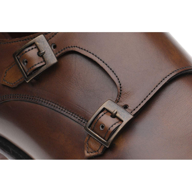 Brown Leather Paulsgrove Monk Straps