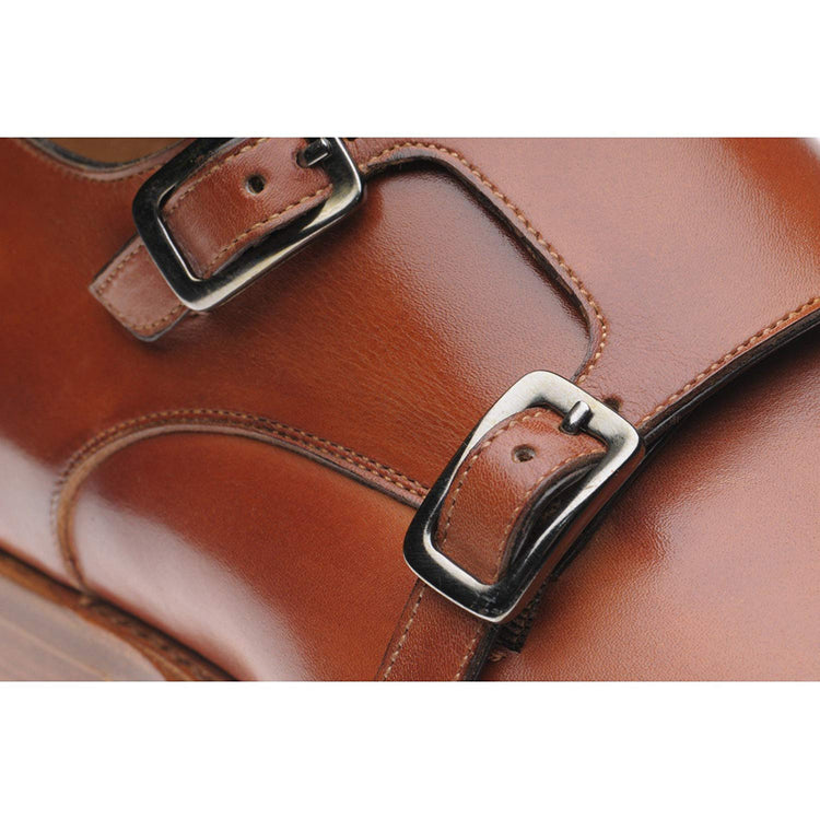 Tan Leather Sterte Monk Straps