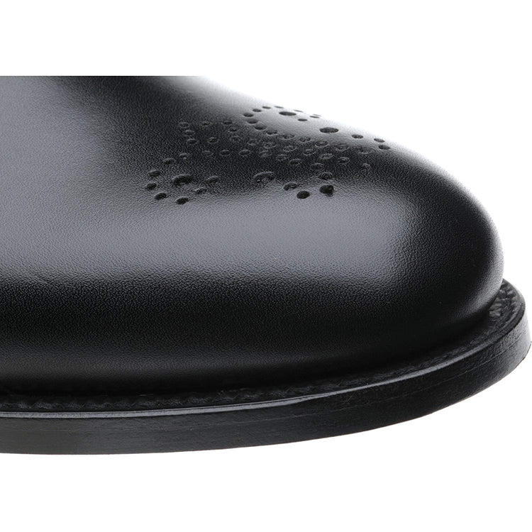 Black Leather Eastney Monk Straps