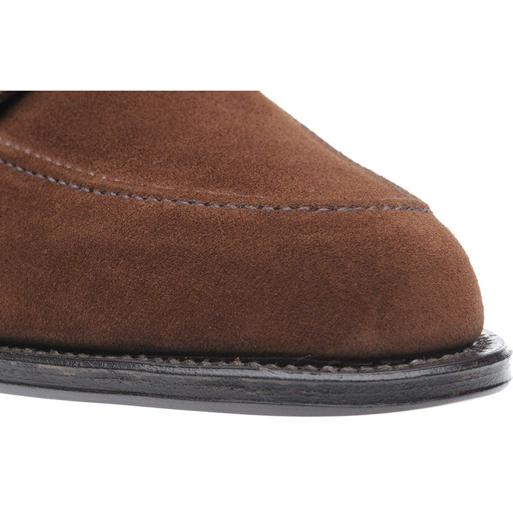 Brown Suede Leather Eltham Loafers