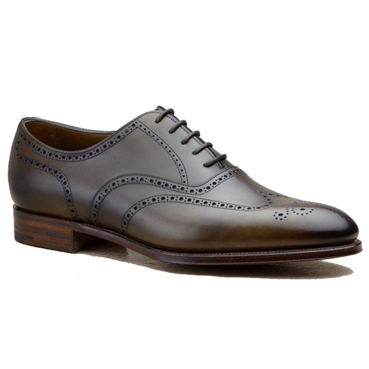 Olive Green Leather Wealden Oxfords