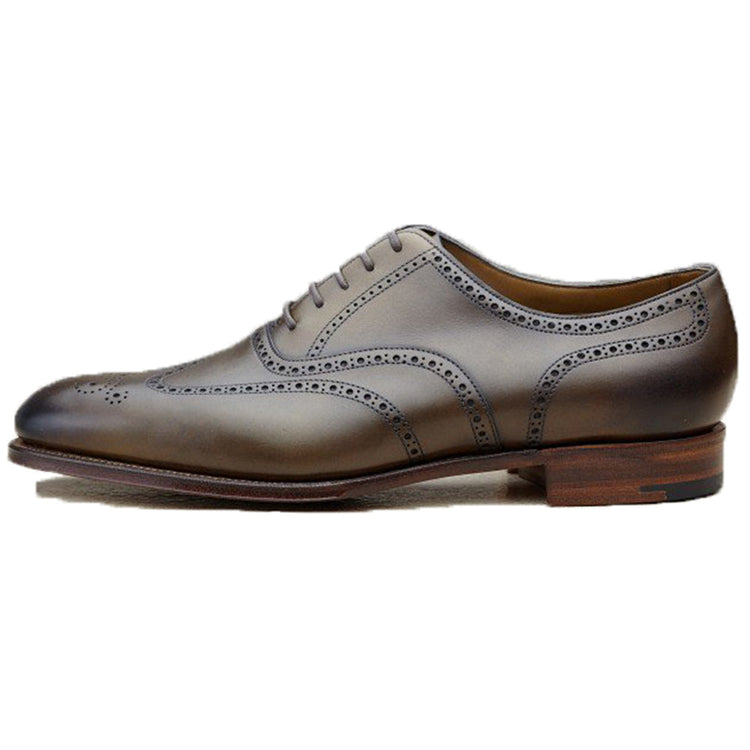 Olive Green Leather Wealden Oxfords