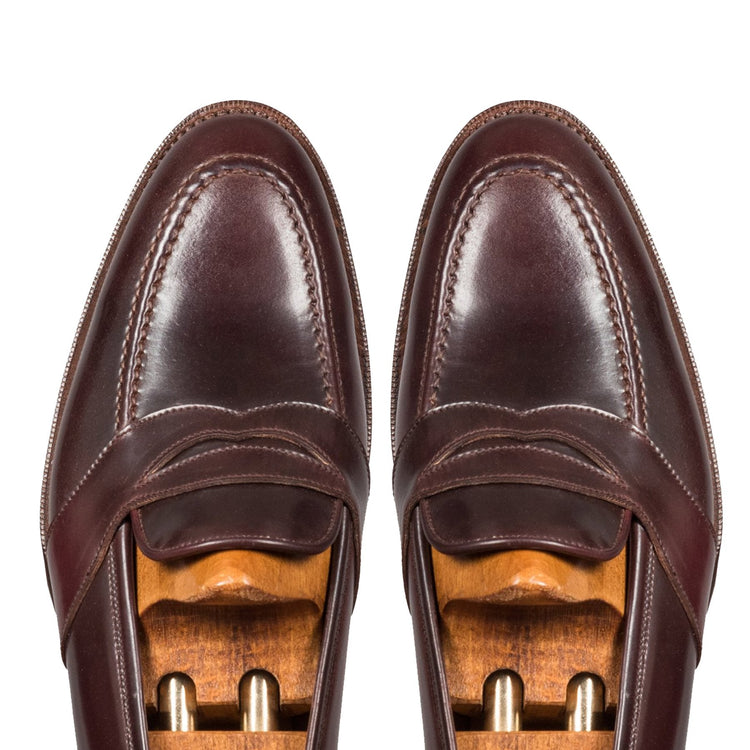 Flat Feet Shoes - Brown Leather Scotia Loafers with Arch Support