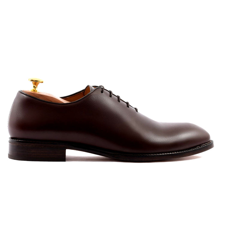 Brown Leather Drayton One Cut Oxfords - Formal Shoes