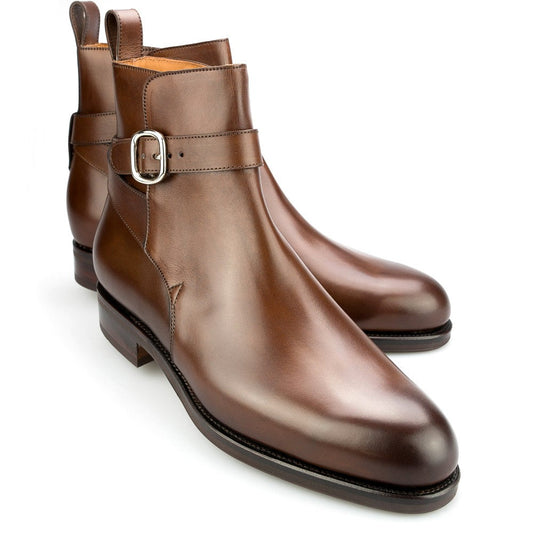 Height Increasing Brown Leather Thurnby Jodhpur Boots
