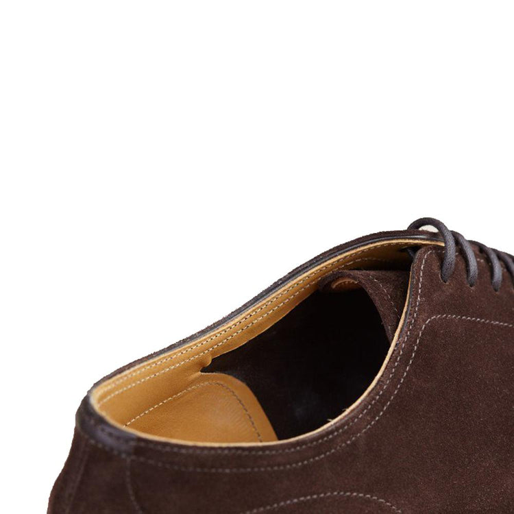 Flat Feet Shoes - Brown Suede Hamlet Derby Shoes with Arch Support