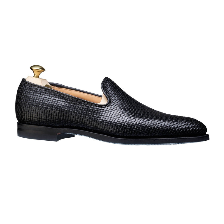 Flat Feet Shoes - Black Leather Bexley Loafers with Arch Support