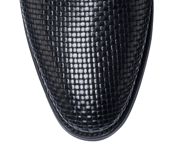 Flat Feet Shoes - Black Leather Bexley Loafers with Arch Support