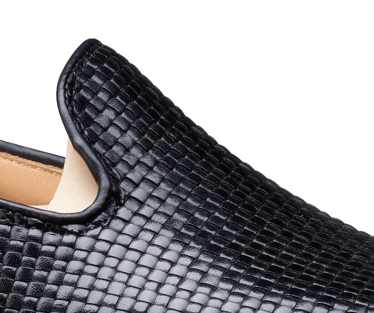 Height Increasing Black Leather Bexley Loafers