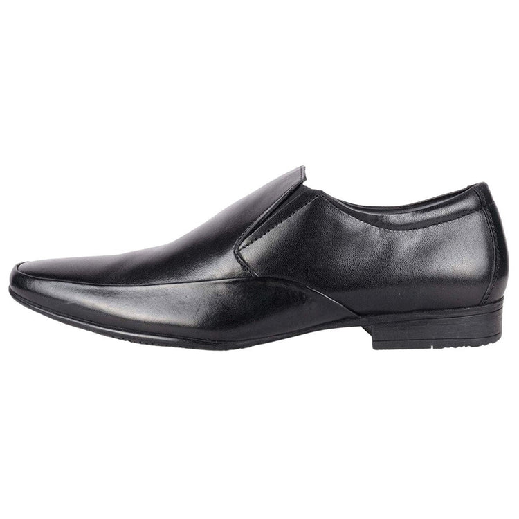 Formal Black Leather Slip-on Shoes