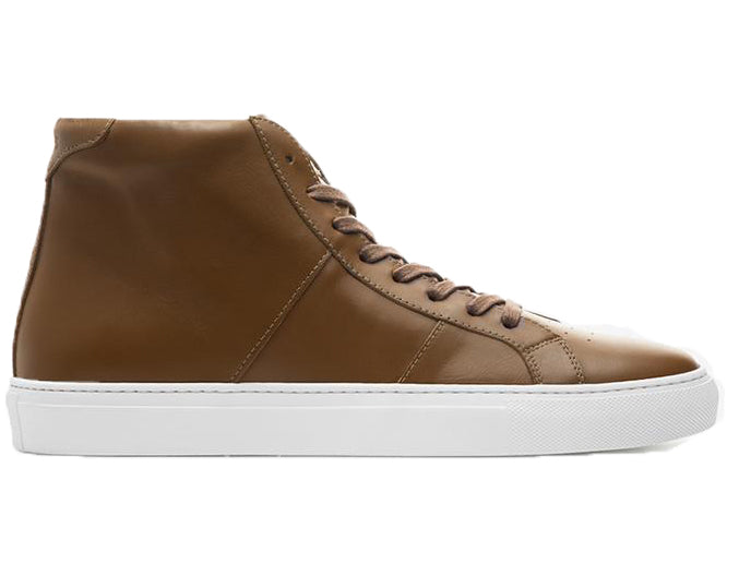 Height Increasing Tan Leather Coleman Sneaker Boots