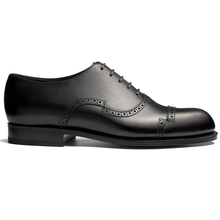 Black Leather Broxtowe Brogue Oxfords