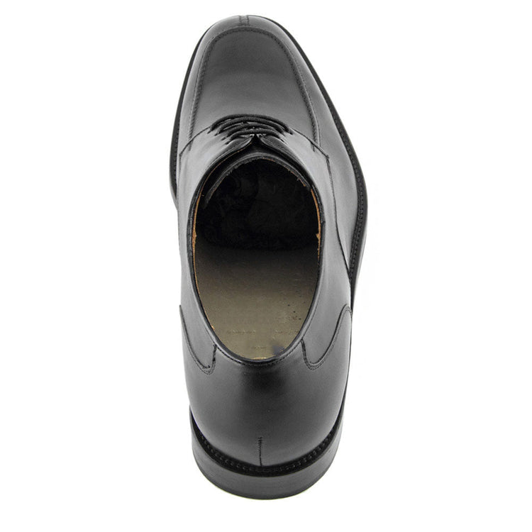 Height Increasing Black Leather Chaplelds Derby Shoes